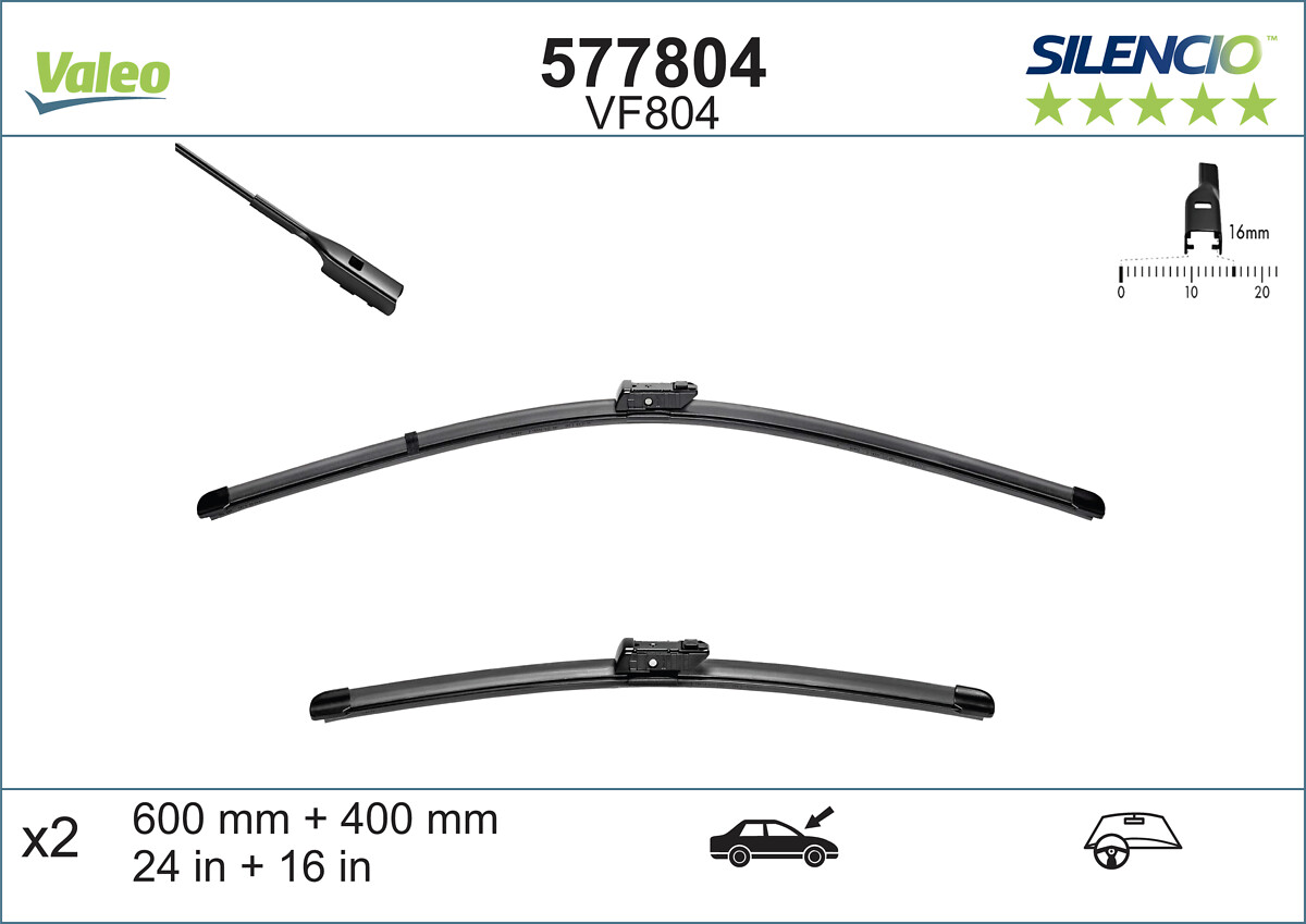 Lamela stergator 577804 VALEO